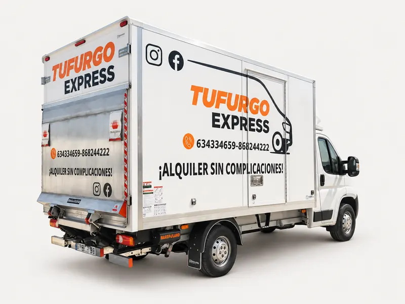Camión Tufurgo Express con trampilla elevadora de alquiler en Murcia